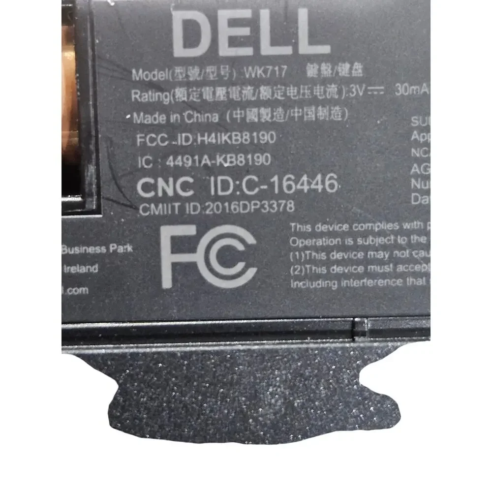 Del Wireless keyboard WK717